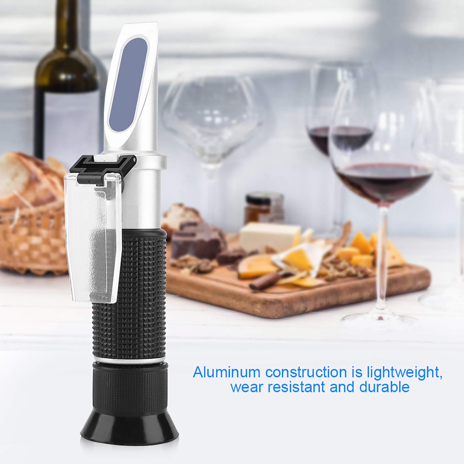 Portable Sugar Tester Brix Refractometer, 1.000-1.130 Wort Specific ...
