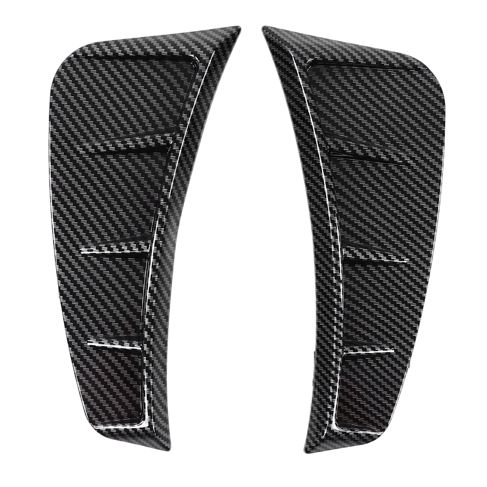 Woniyal 2pcs Carbon Fiber Texture Fender Cover Suitable for Audi A3 Limousine 8V 2013-2020, Side Vent Stationary Overlay Physical Protection Shroud Set