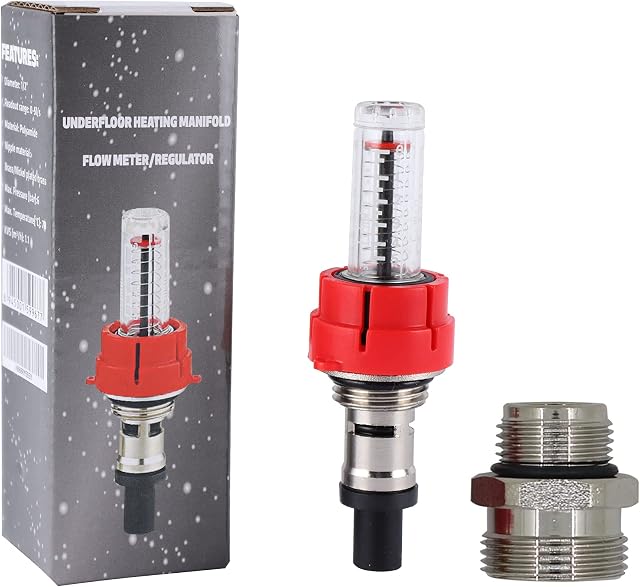 Underfloor Heating Manifold Flow Meter/Regulator Wärmer System PSW Trade SUPPLIERS LTD
