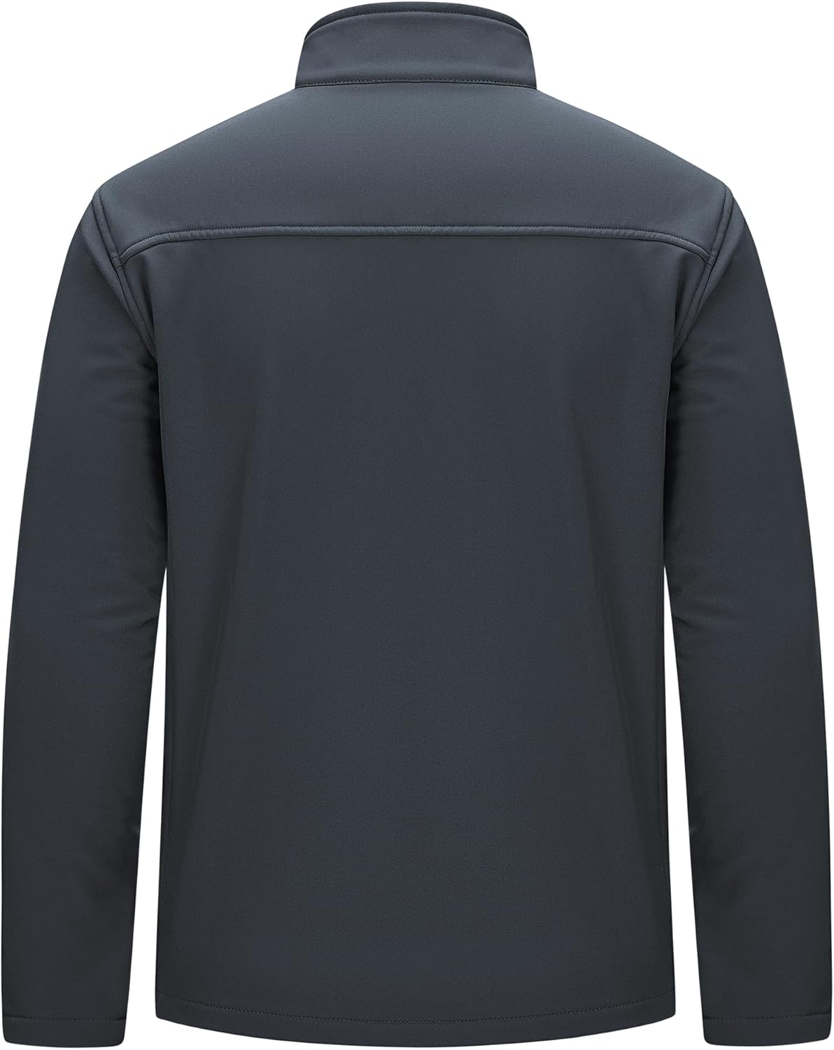 33,000ft Men's Waterproof Softshell Jacket Warm Fleece Lined Windbreaker Lightweight Soft Shell for Travel Hiking Golf - Image 3