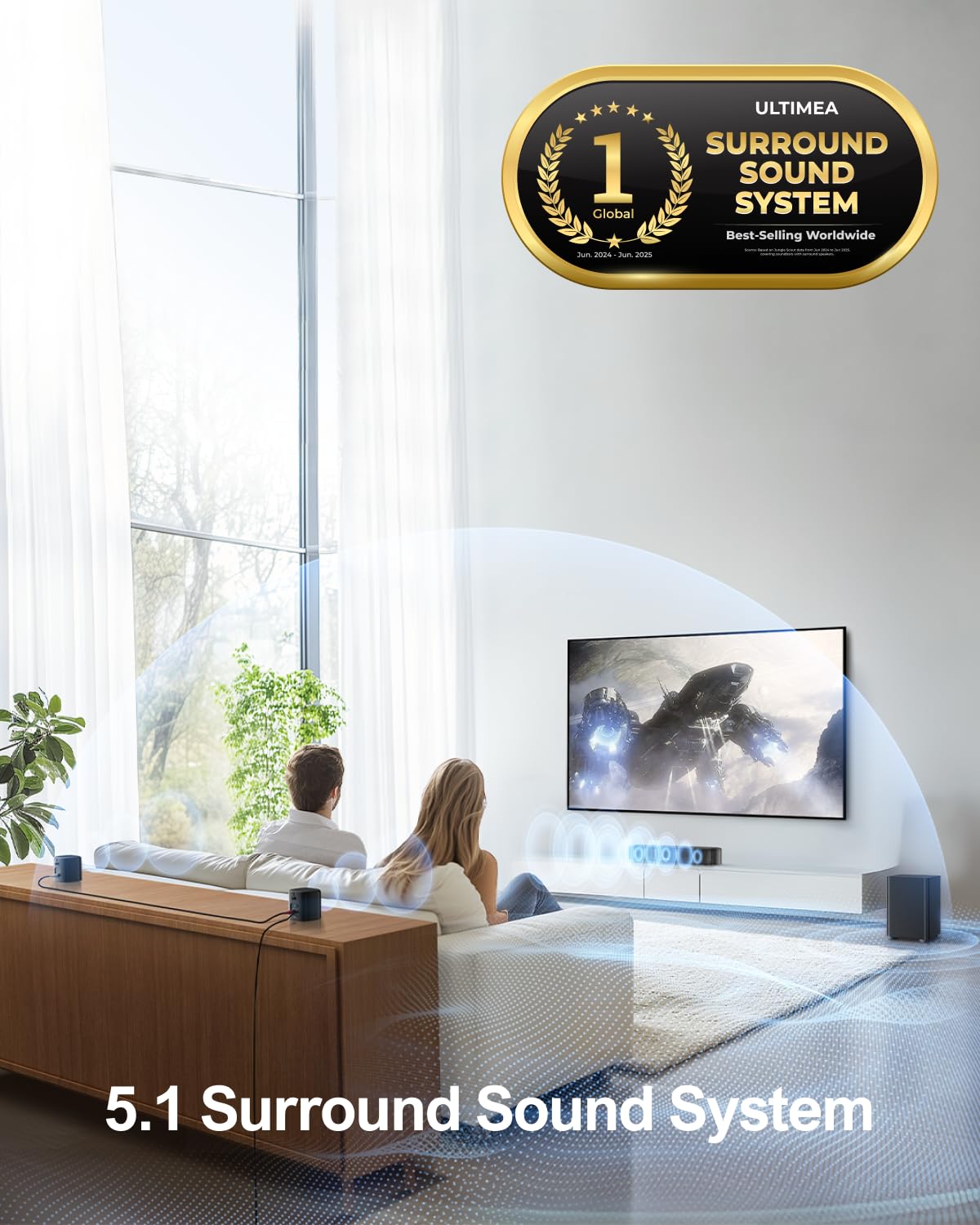Amazon.co.jp: ULTIMEA サウンドバー 7.1ch Dolby Atmos サラウンド