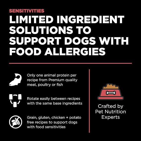Go! Solutions Sensitivities Limited Ingredient Salmon Dry Dog Food, 12 lb
