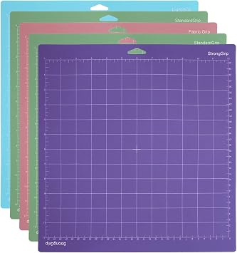 5Pack Cutting Mats for 3/Maker/Explore 3/Air 2/Air/One12X12 Inch Quilting Cricket Mats Accessories