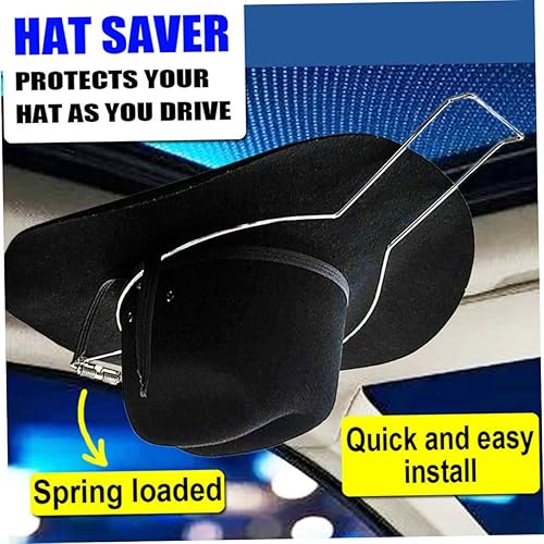 Miniatura 8 de STOBAZA Soporte para sombreros para camiones, accesorios interiores de camiones, estante para sombreros occidentales, estante para sombreros de
