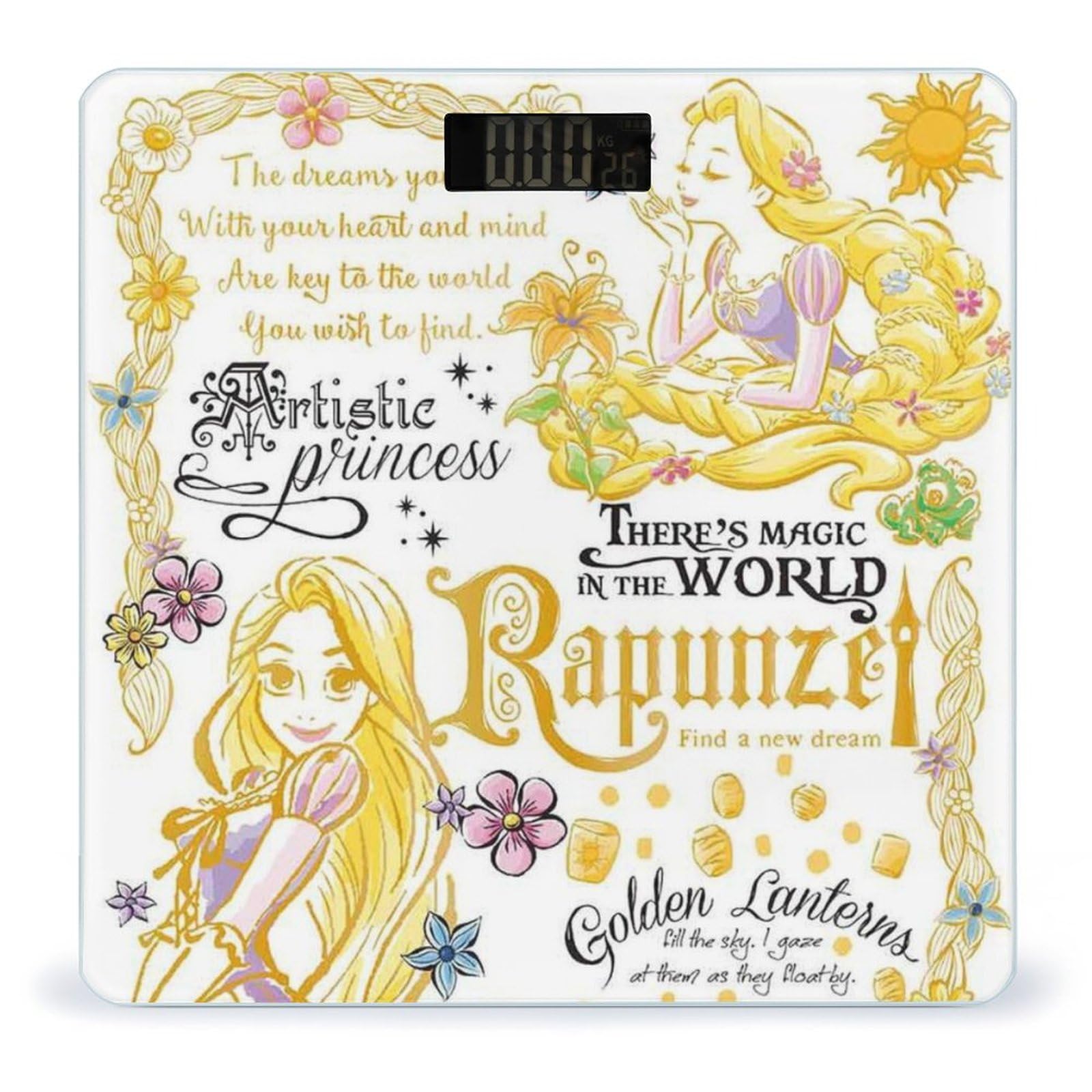 Amazon.co.jp: ラプンツェル プリンセス 体重計 デジタル 乗る