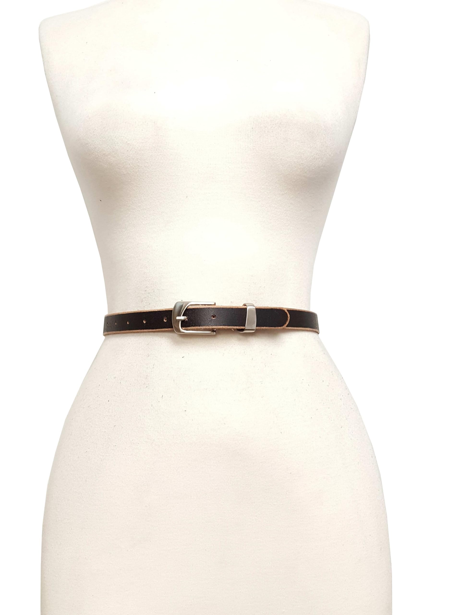 Nocona Women's Belt with Pink Stone and Floral Concho, Light Pink, Medium