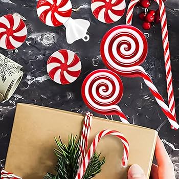 Amazon.co.jp: クリスマスツリー キャンディケイン、キャンディ