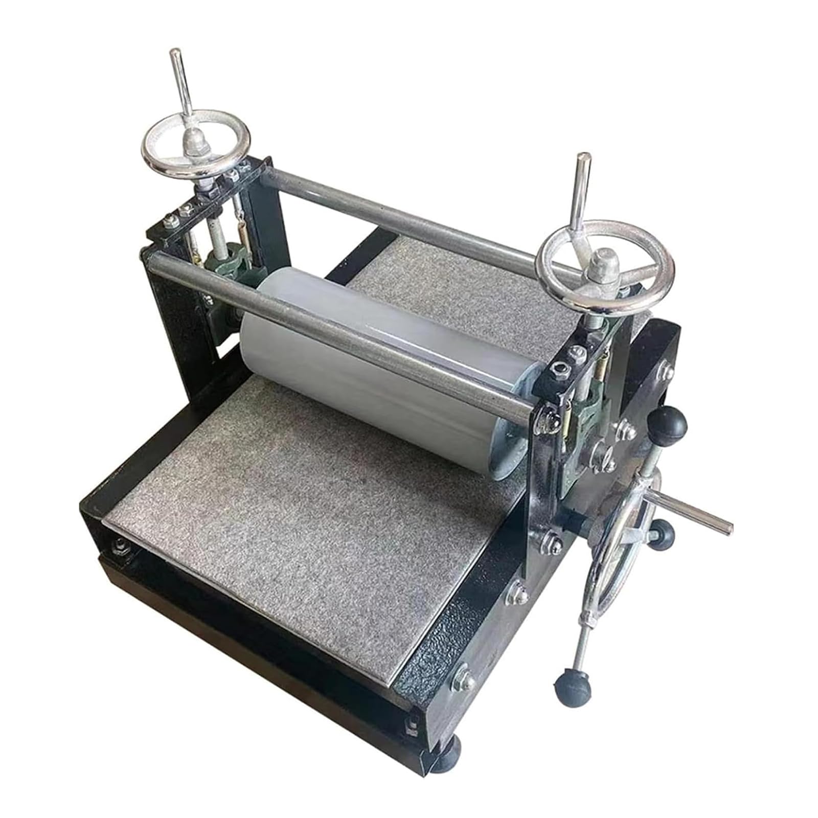 Eoweiot Prensa manual para grabado, planchas y xilografía, bancada de 30x50 cm, rodillo para planchas de impresión monotipo.