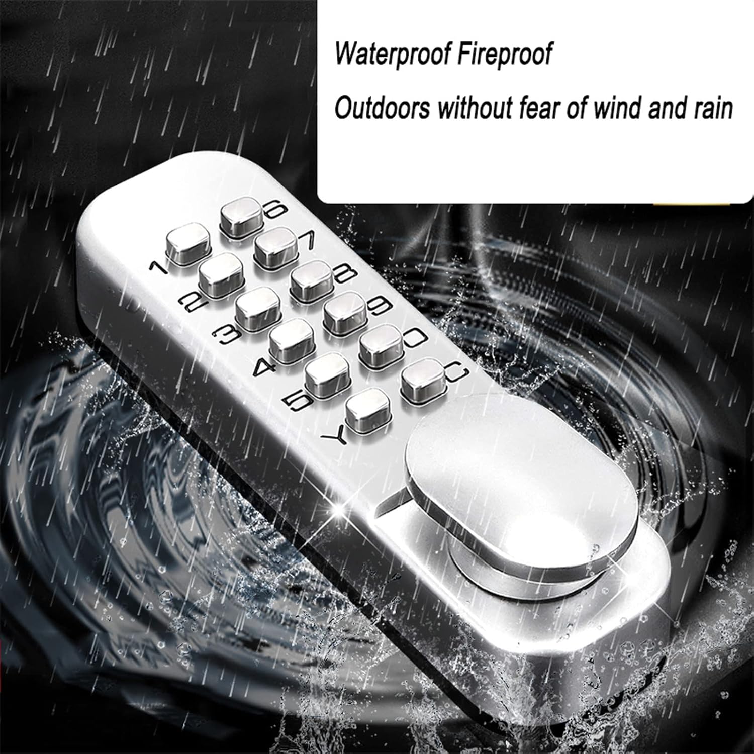 Code Padlock, Lock Zinc Alloy Mechanical Code Lock Combination Lock Digit Code Combination Keypad Locks Security Coded Lock for Home Office Locker Lock Padlocks