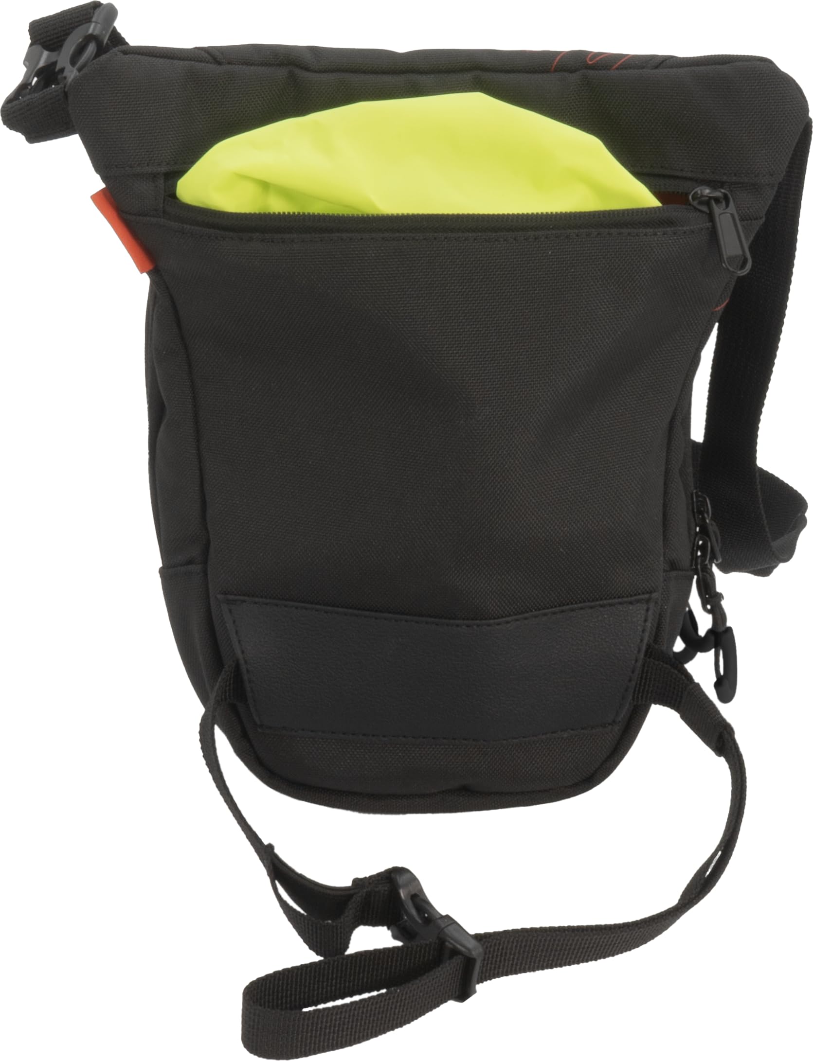 LS2 Freedom Sac de jambe 2L Noir Sac banane Moto avec bandoulière réglable, Noir , 2.5 Litri, tactique