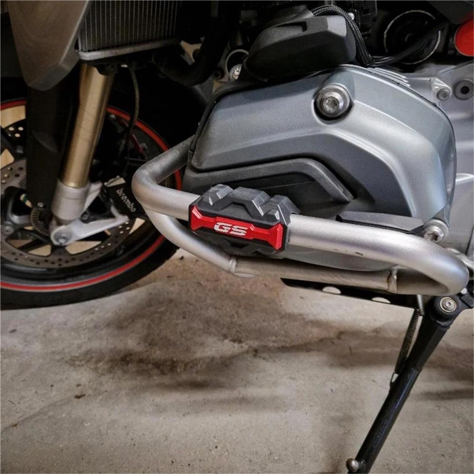 Moto Crash Bar Slider Pour Moteur Garde Pour BMW Pour R1200GS R1250GS R 1200 1250 GS ADVENTURE G310GS F750GS F850GS F 850GS Moto Moteur Garde Pare-chocs Crash Protection Bloc De Protection Pour Moto(A