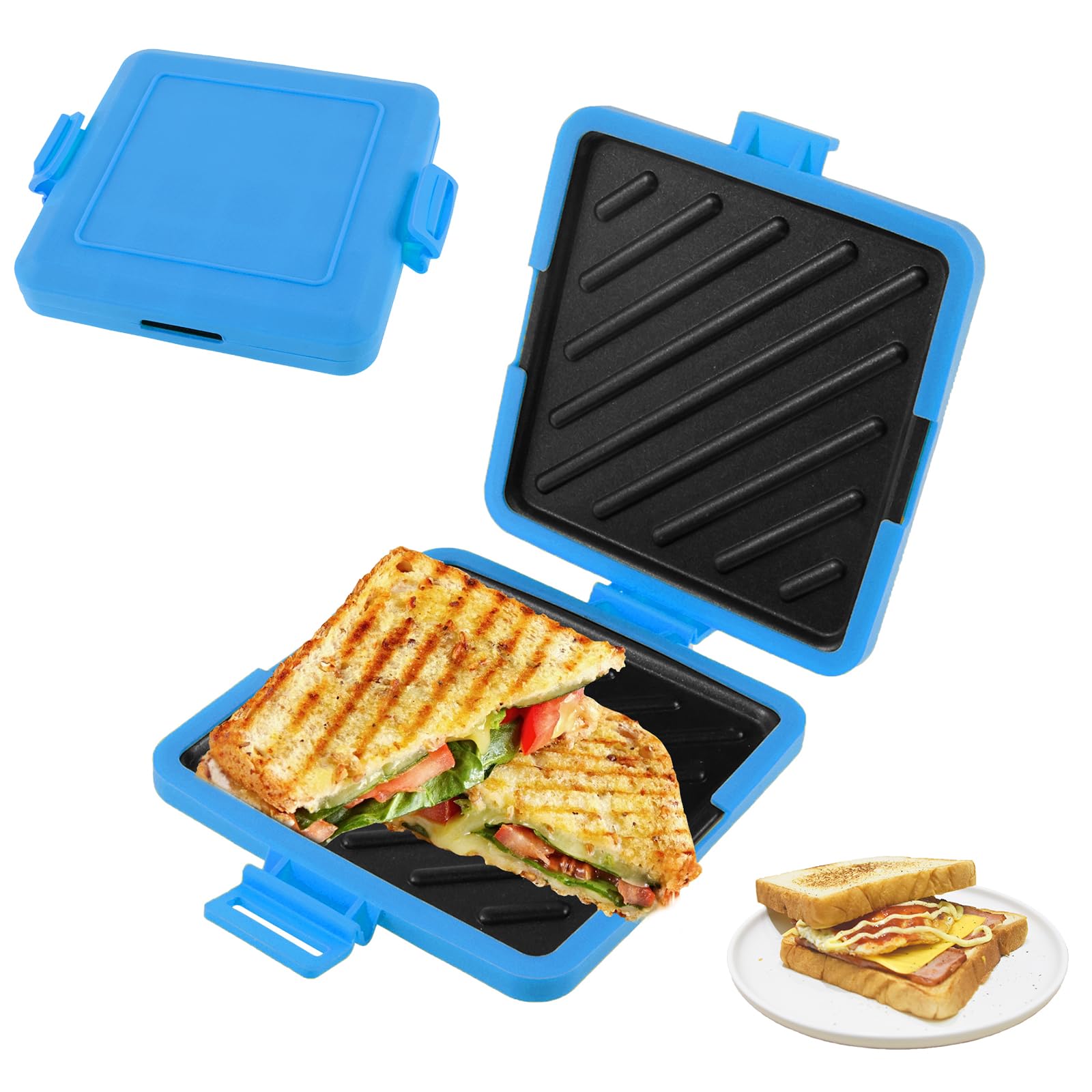 Panasonic Microwave Blue Cheese Microwave Toastie Sandwich Maker With Adjustable Silicone Straps Microwave Grilled Cheese Maker White Microwave