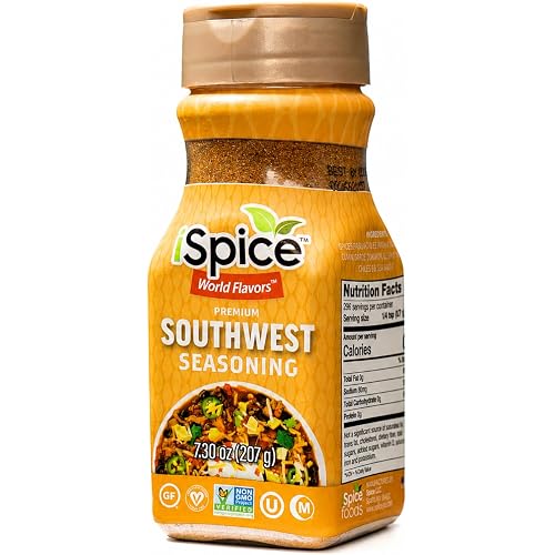 iSpice - SOUTHWEST SEASONING World Flavor Super Spice Blend | All Natural | Ready to use as is | No preparation is necessary