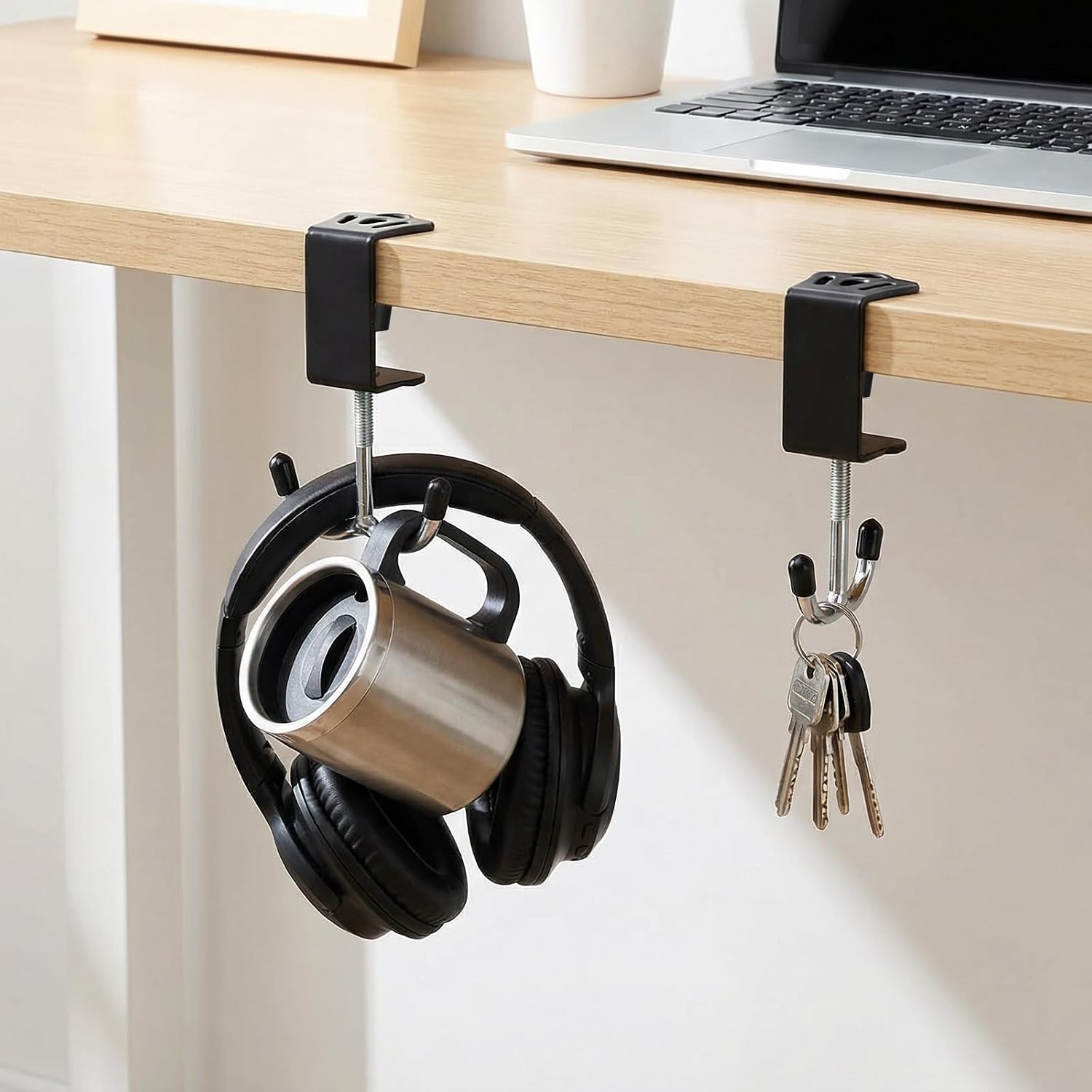 10Pcs Heavy Duty Purse Hooks for Table & Desk, 100lb Capacity Hanger | High-Strength Alloy, Multi-Use Bag Holder, for Handbag Backpack Umbrellas, Office Home, Accessories