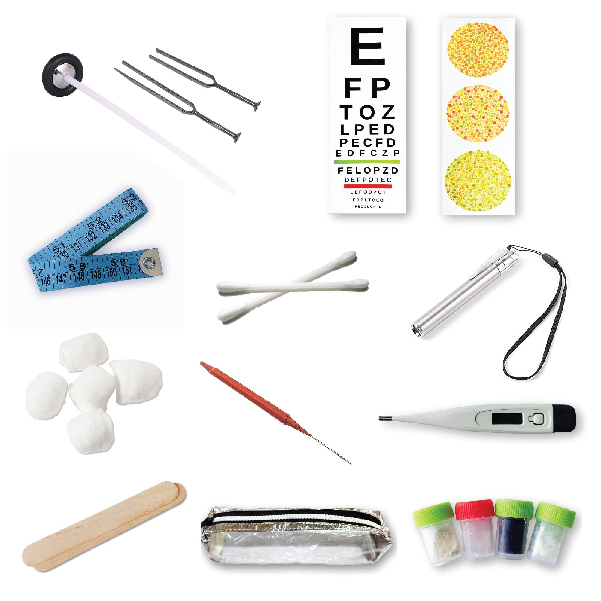 - ADVANCED CNS KIT FOR STUDENTS : Kit for Medical Professionals and Practitioners (Central Nervous System Examonation Kit)