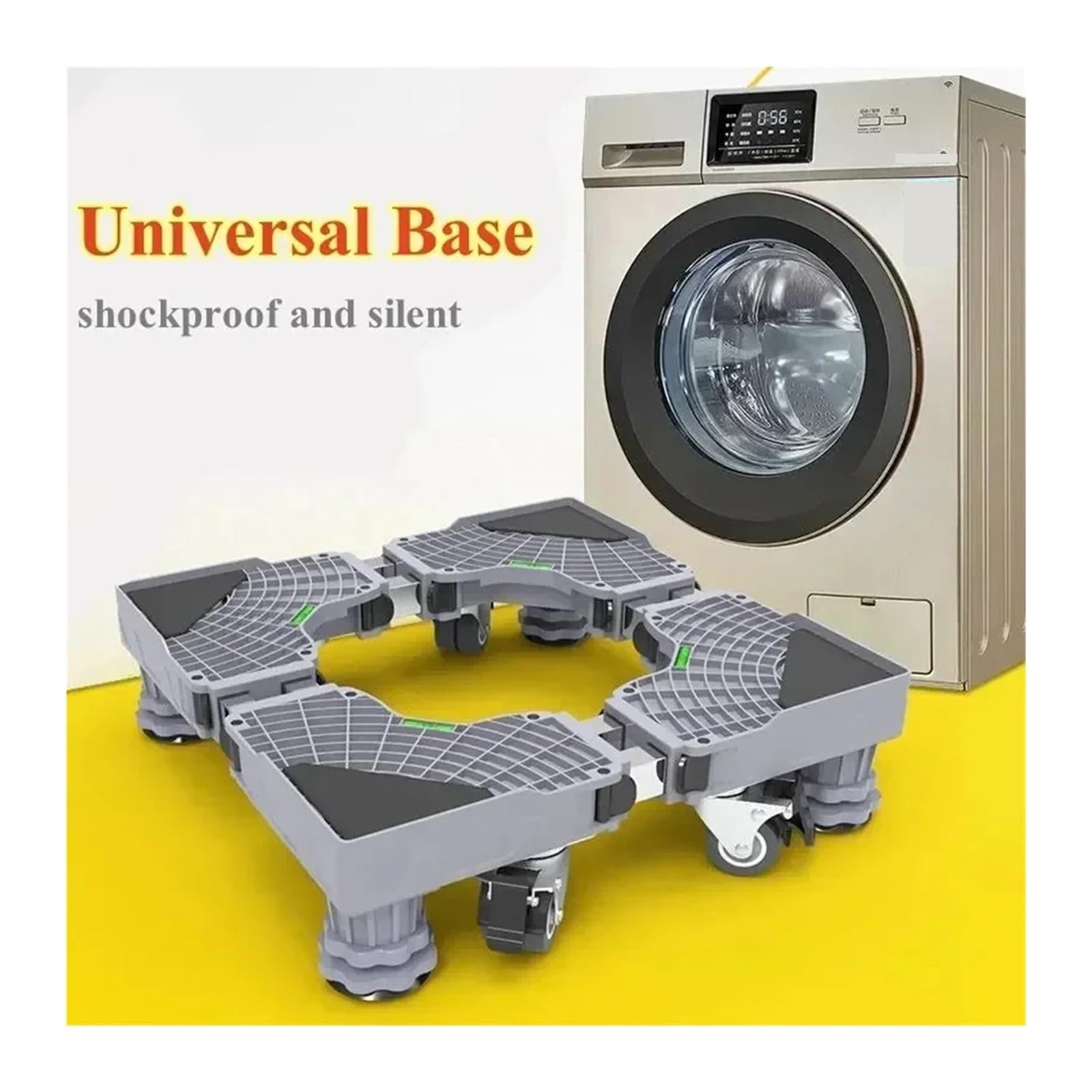 Base Ajustable Multifuncional for Lavadora, Soporte De Base Universal, Base De Elevación for Refrigerador, Secadora, Lavadora(Standard-12 legs)
