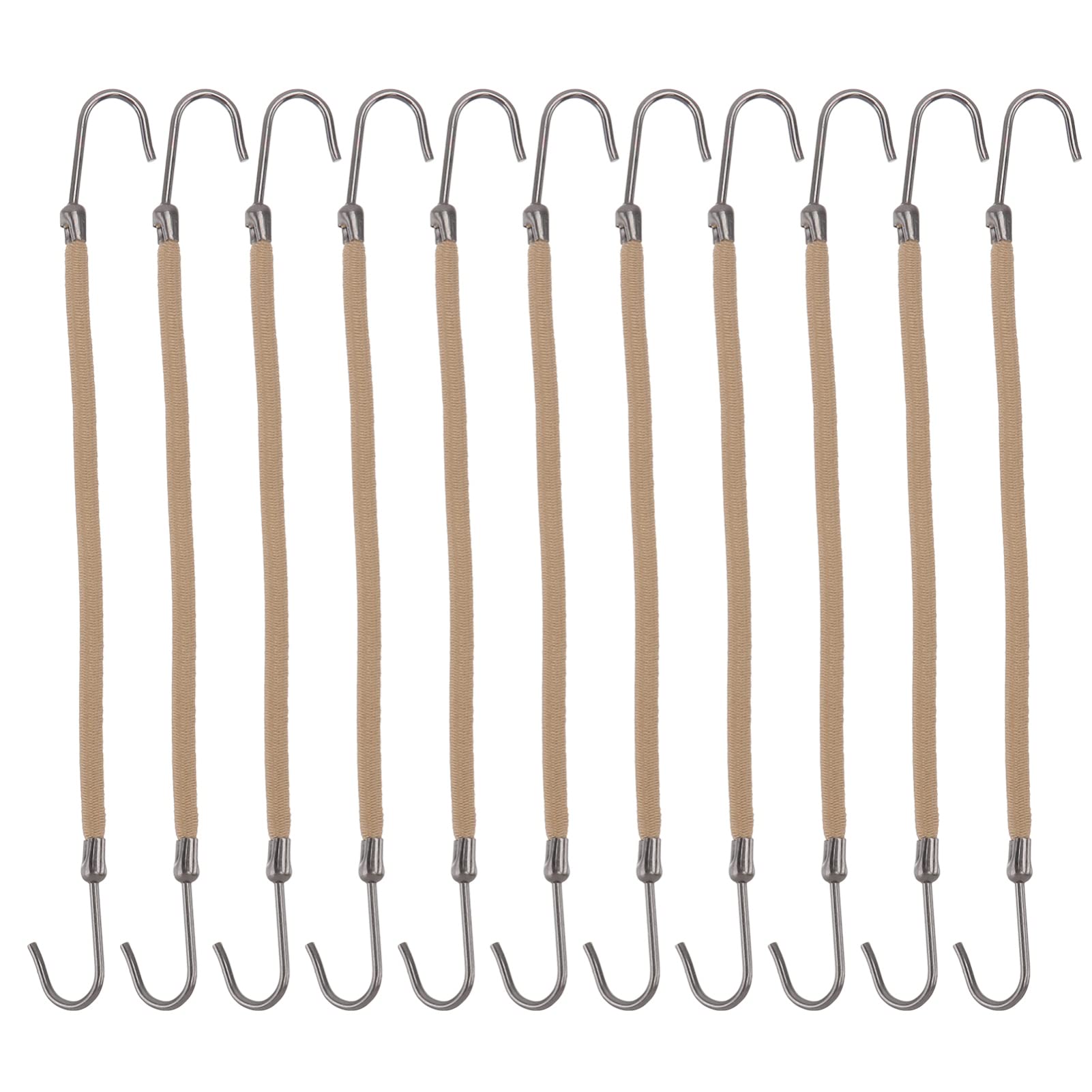 FRCOLOR Pferdeschwanzhaken Für Dickes Haar – 2 Sets Mit Je 20 Elastischen Gummibändern