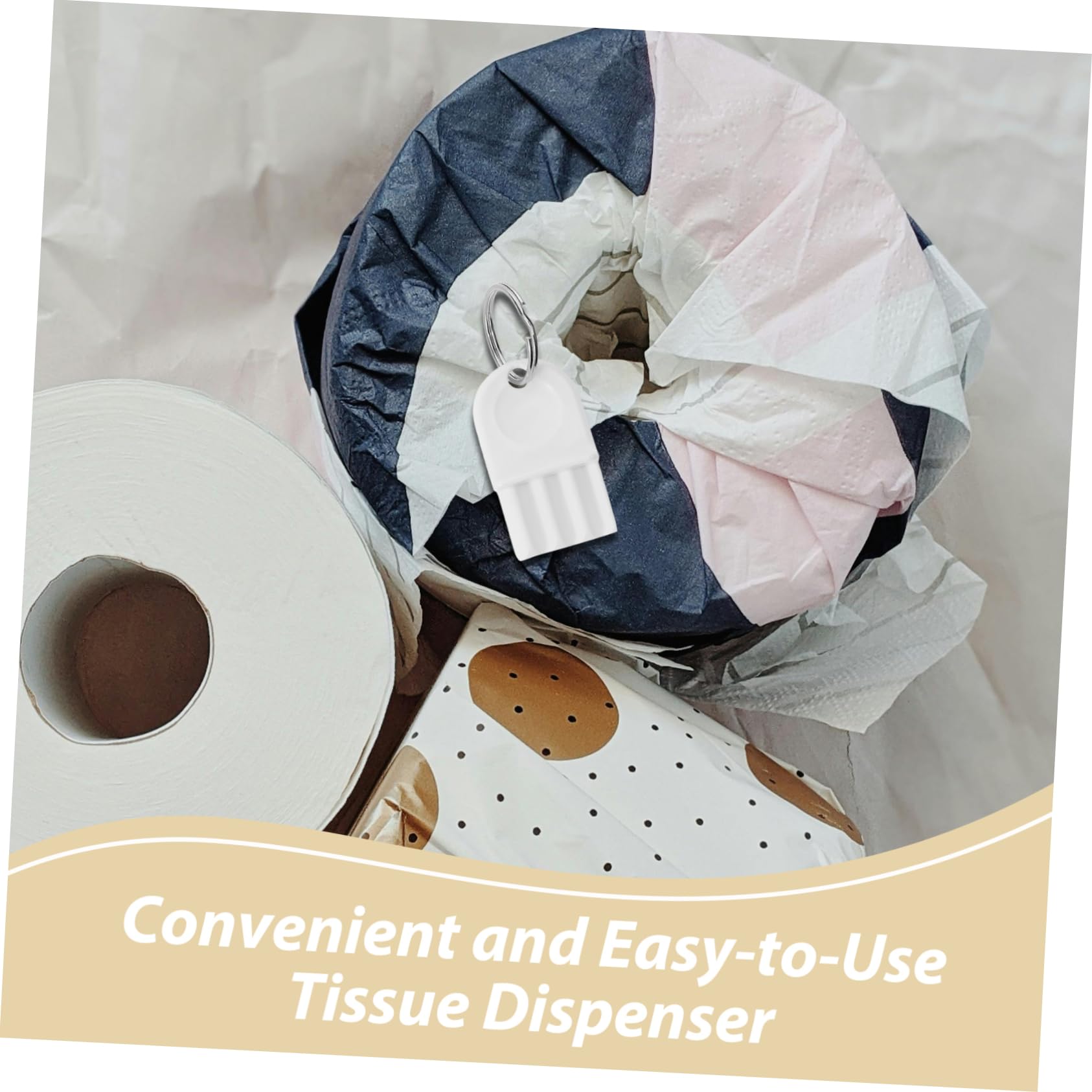 OUNONA Clé Universelle Pour Distributeur Serviettes Papier - Clé Remplacement Porte-Serviettes ABS Noir