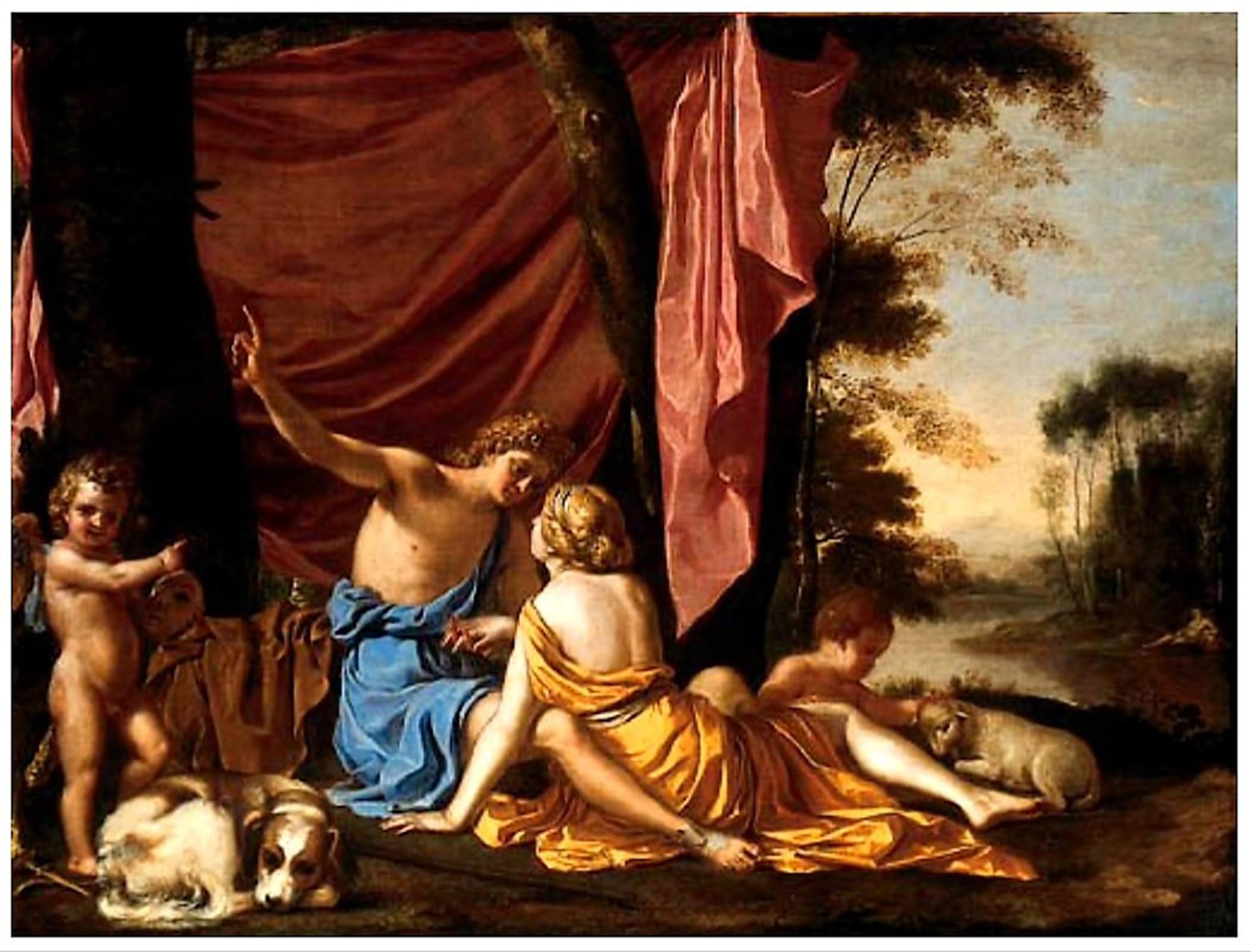 Impression d'art Paris et Oenone Dufresnoy toile haut de gamme