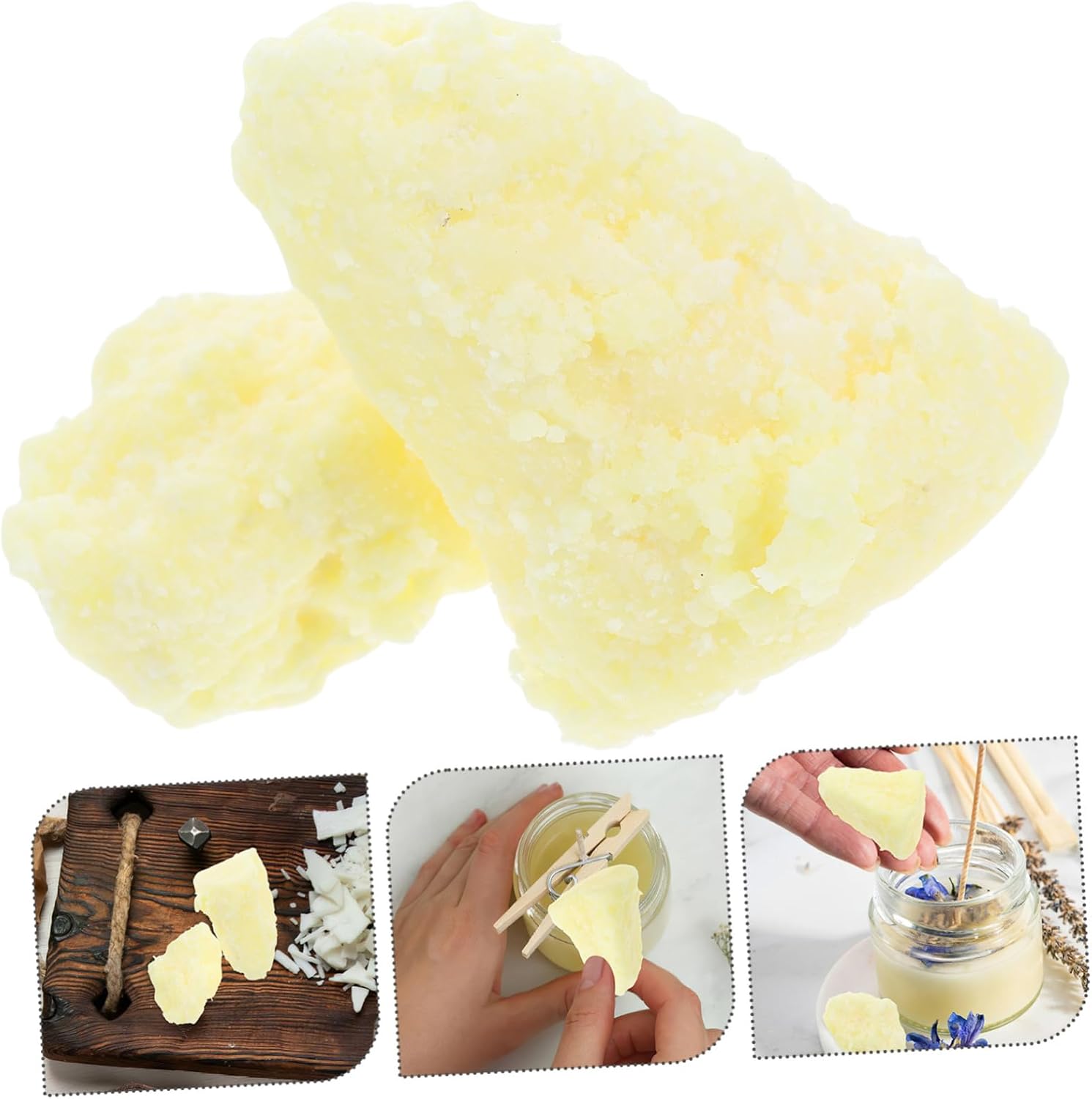 MOKKHNB 50g Candle Making Wax Auxiliary Additive Brighter Colors Defoaming Safe Wax Versatile for DIY Projects