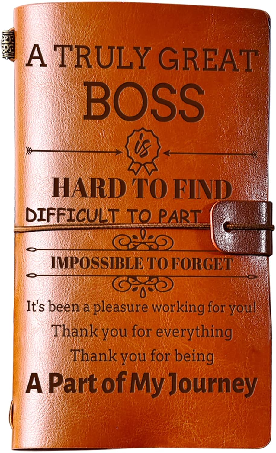 Welsky Best Boss Gifts for Women Men Leather Journal 140