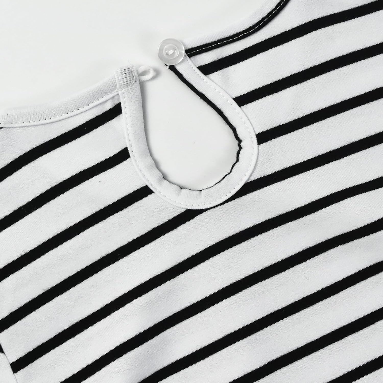 HILEELANG Little Girl Short Sleeve Dress Easter Cotton Casual Applique Tunic Shirt Dresses - Image 4