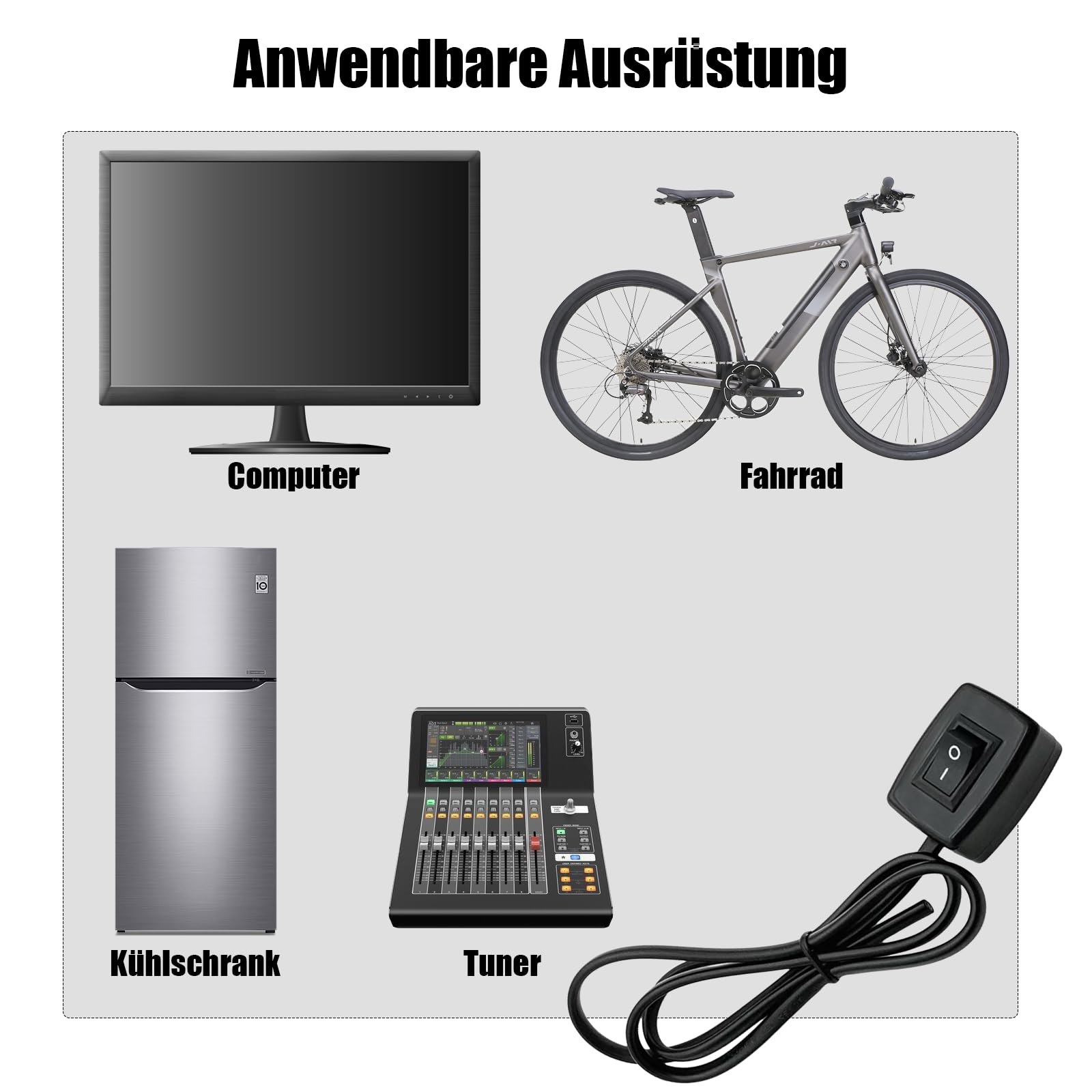 Powice 2 x przełącznik dźwigienkowy 12 V z samoprzylepnym tyłem, przełącznik 3 A 12 V/24 V z kablem 75 cm, przełącznik dźwigienkowy 12 V do sterowania elektroniką oświetlenia samochodowego