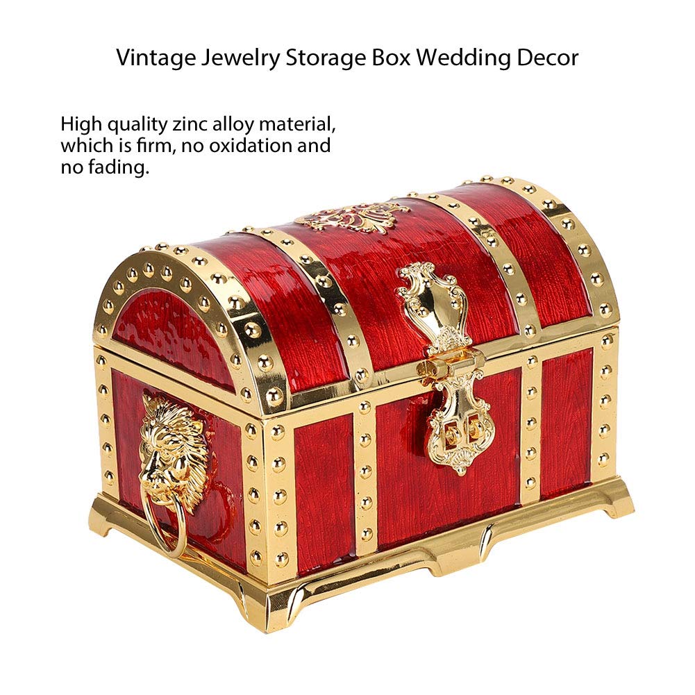 Box Organizer na biżuterię Schowek Aluminiowa skrzynia skarbów Etui do przechowywania Pudełka na pamiątki Ozdobne pudełka Dekoracja Pojemnik na biżuterię Uchwyt na przyjęcia urodzinowe Dekoracje ślubn