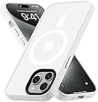 Vista 51 de Funda magnética para iPhone 15, resistente a las caídas, sensación de piel mate, a prueba de golpes, delgada, negro mate