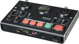 TASCAM(タスカム) MiNiSTUDIO CREATOR US-42B ポッドキャスト ボイスエフェクト 効果音再生 Youtube 配信機材 ミキサー ゲーミング ゲーム実況 カラオケ
