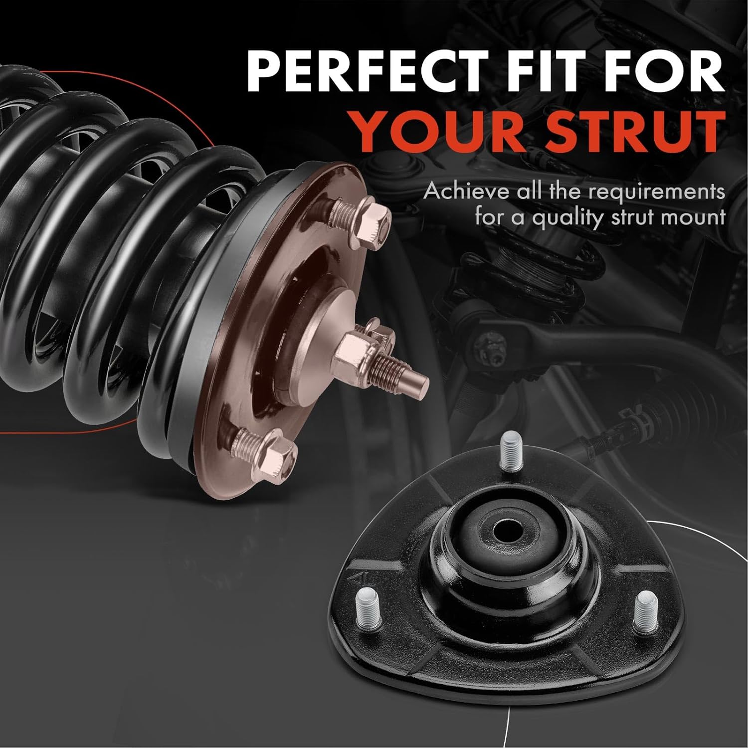 A-Premium Front Suspension Strut Mount Compatible with Honda Odyssey 2005-2017 V6 3.5L