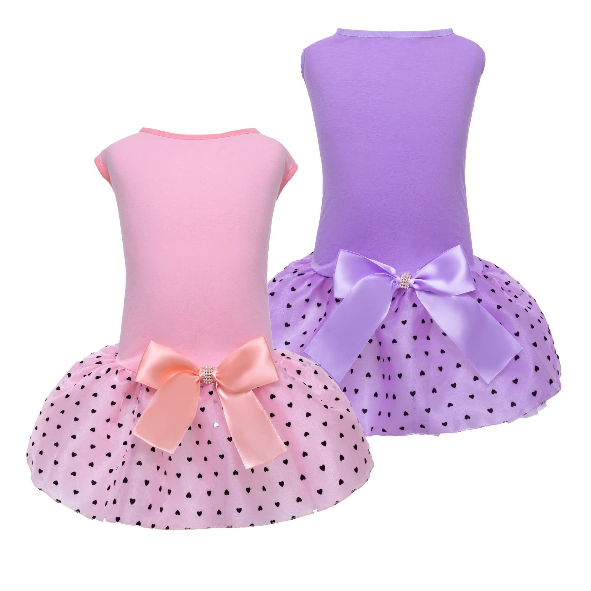 Robe de mariée pour chien XS lot de 2 rose violet pour un mariage réussi