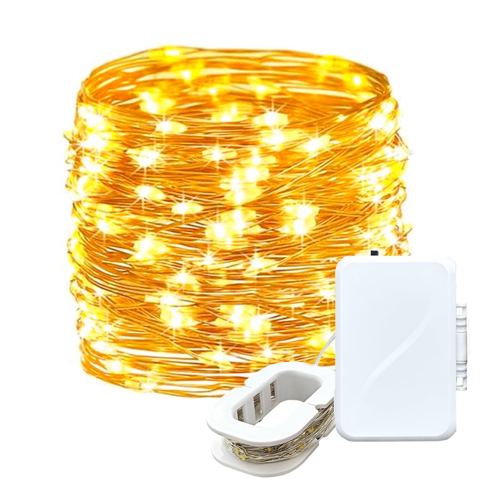 Guirlandes lumineuses étoilées à piles pour décorer sans prise - 8