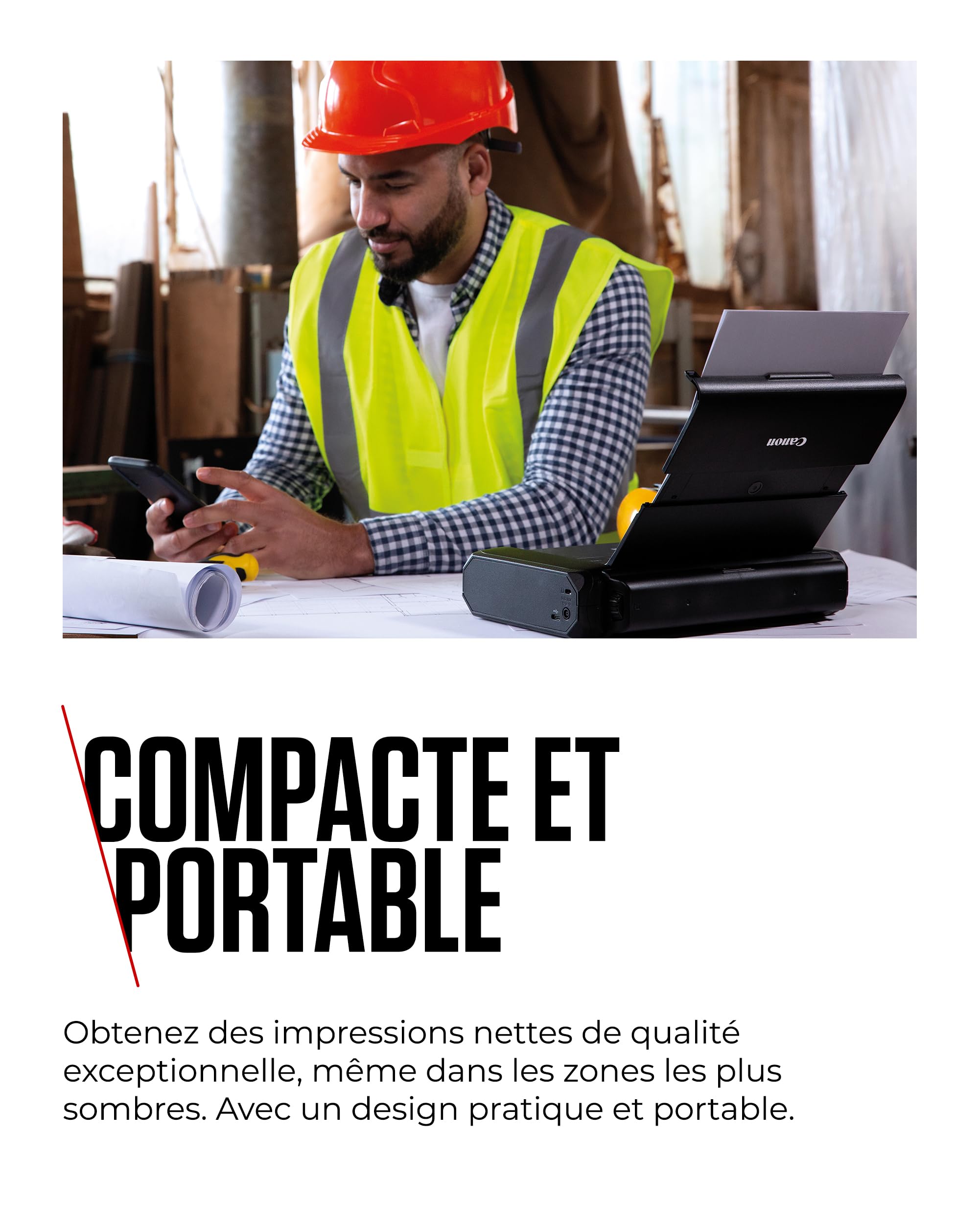 Canon MAXIFY BX110 Imprimante Jet d'encre A4 Portable Rechargeable
