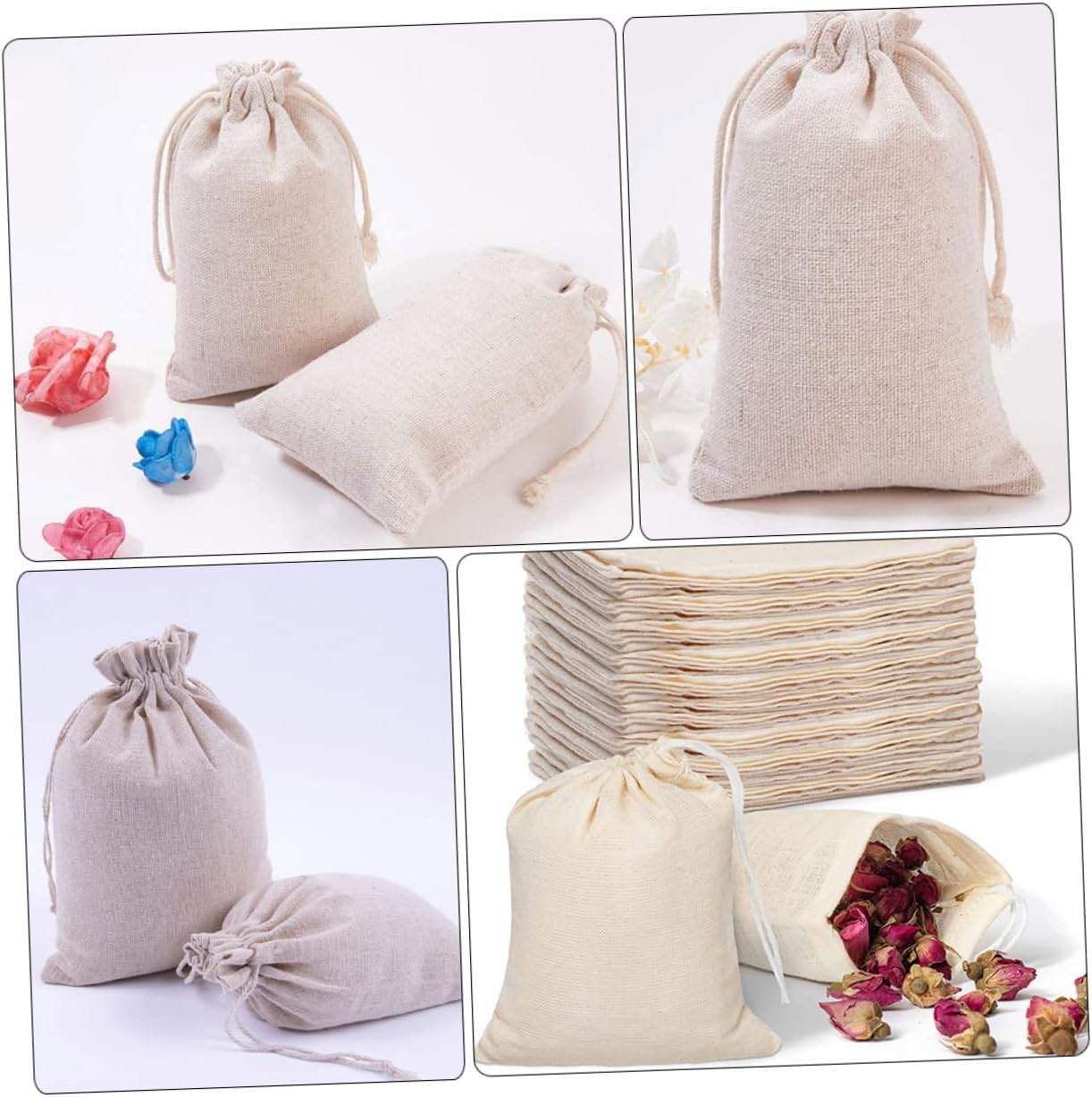 Ciieeo 20pcs Cooking Seasoning Bag Reusable Drawstring Spice Bag Kitchen Gadget Pouch image 3