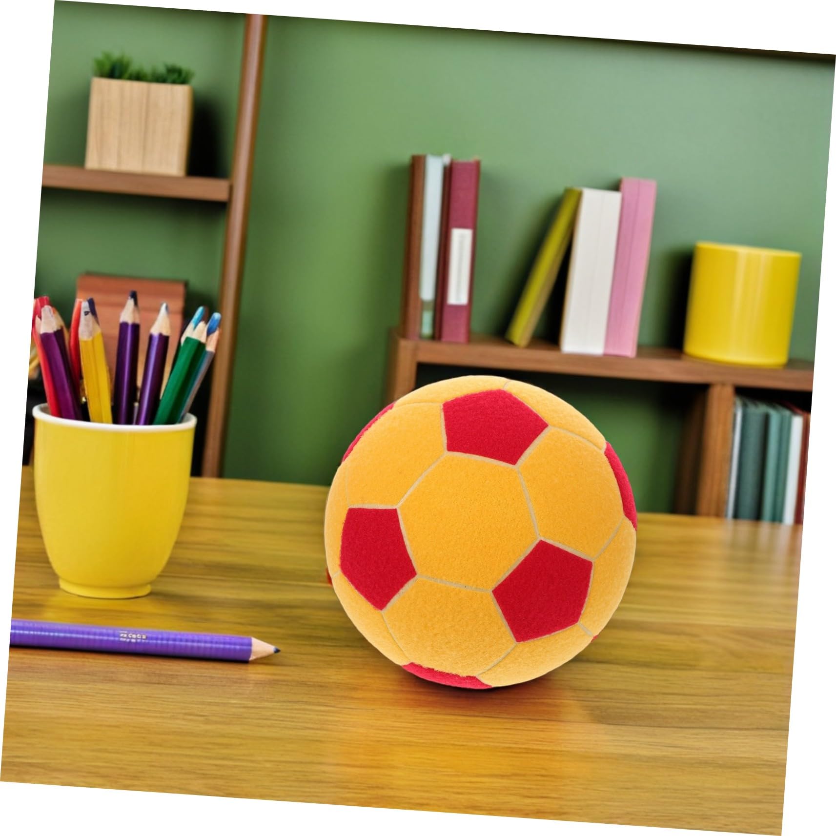 GALPADA Pelota de Fútbol Adhesiva de Fieltro Portátil para Entrenamiento al Aire Interactivo de Puntería y Control con Balón para Principiantes