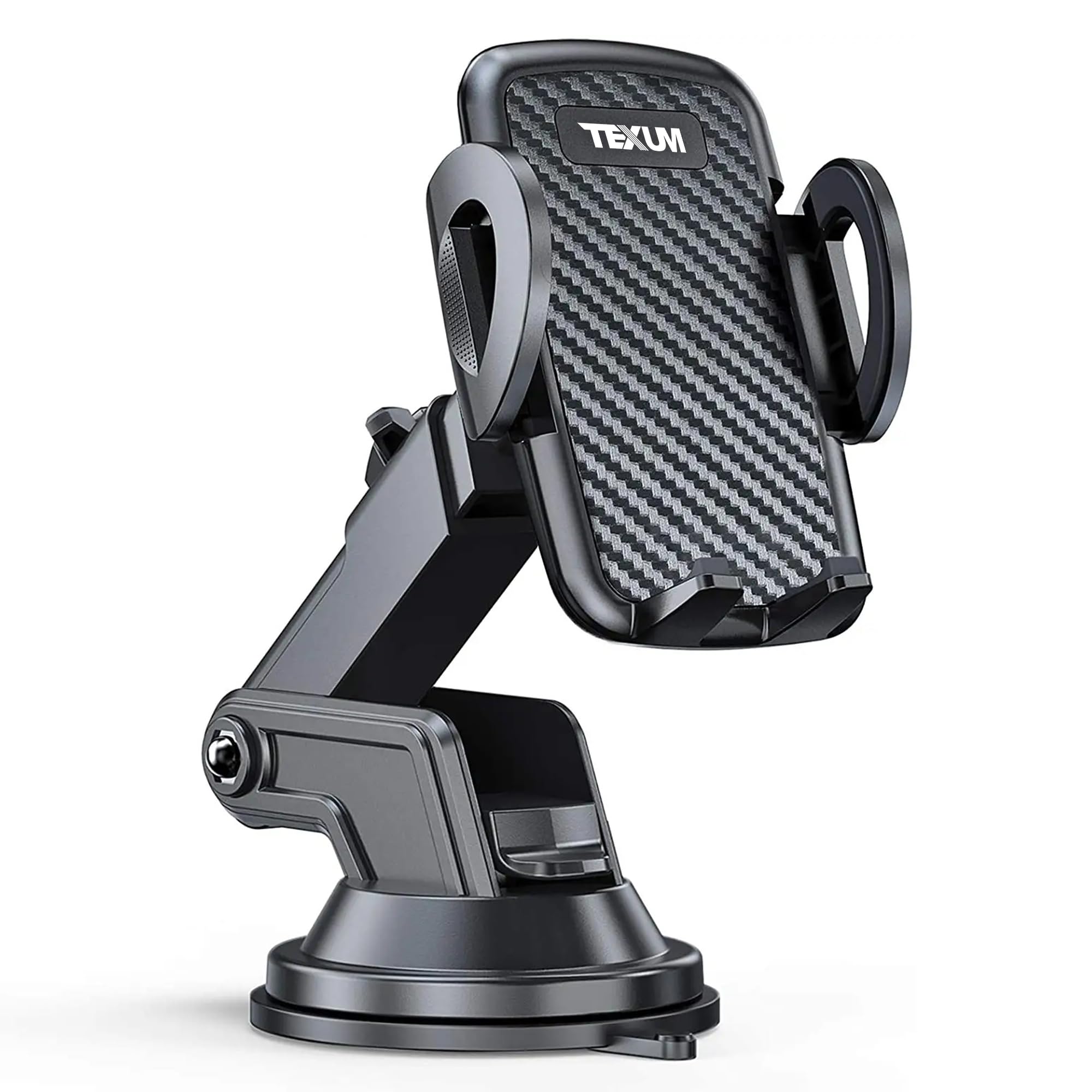 TEXUM TMH-5 Adjustable Car Mobile Phone Holder Stand for Dashboard & Windshield, 360° Rotational, Strong Suction Cup, Compatible with 4 to 6 inch Devices(Black) (B0CVRZJMCL) Amazon Price History, Amazon Price Tracker