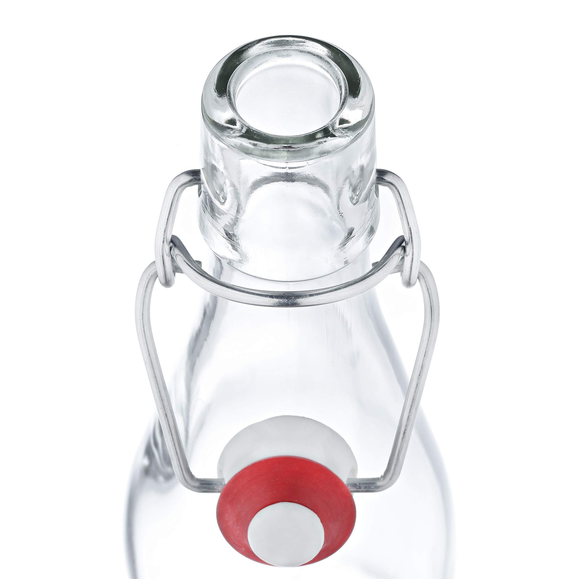 Produktbild von 12er Set Bügelverschlussflaschen Aus Glas – Karaffen Ideal Zum Servieren Von Getränken