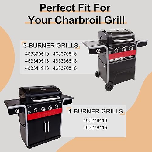 Miniatura 2 de Adviace Piezas de repuesto para Charbroil 463340516 463370516 463370519 463278419 463336818 463278418 463341918 463370518 463770916 4663 70516