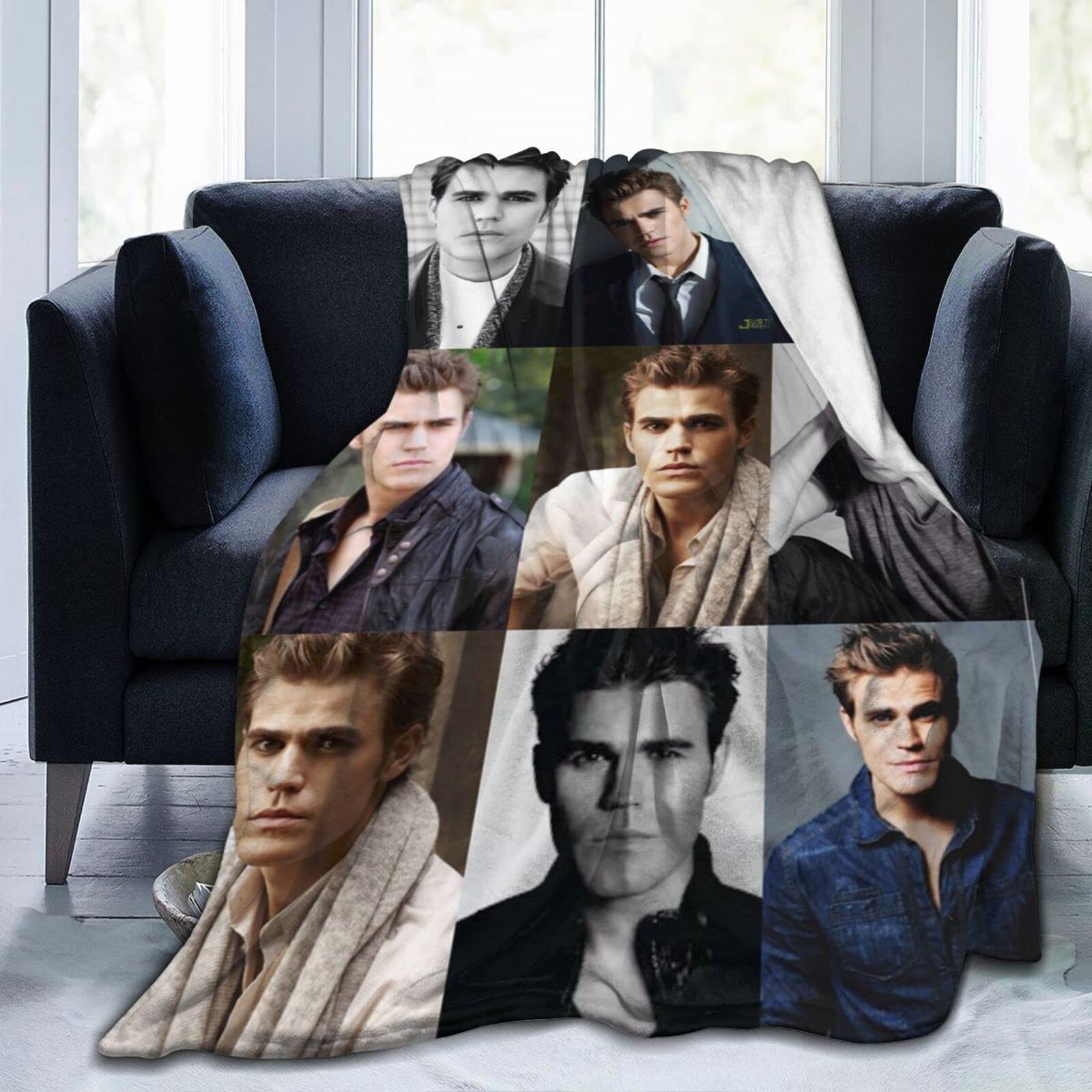 YINGD Throw Blanket Paul Leech Wesley Bedding Flannel Fleece Blanket Soft Thow Blankets Air Conditioning Blanket For Sofa Couch Living Room Bedroom