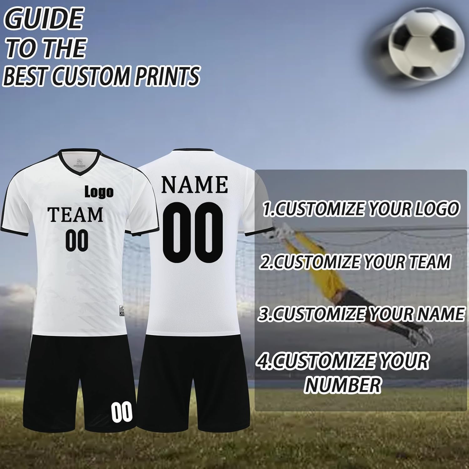 Custom Soccer Jersey Kids Boys Men Soccer Uniform Uniformes de Futbol Personalized Soccer Shirt and Shorts Name Number Logo - Image 3
