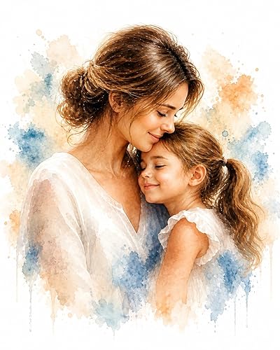 STRONGUS Custom Family Portrait from Photo, Premium Watercolor Style, Personalized