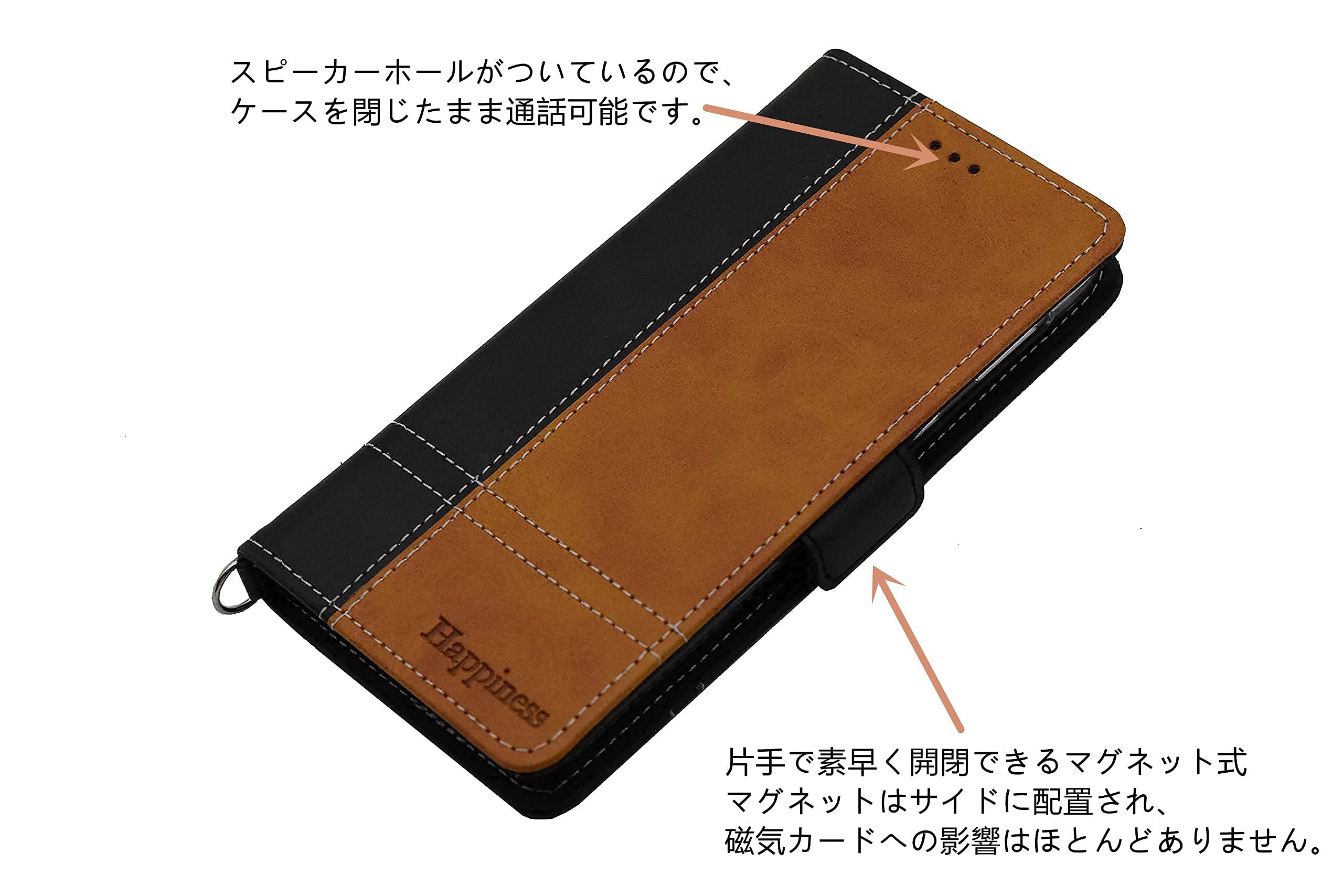 Amazon.co.jp: iPhone 15 6.1インチ 用 ケース 手帳型 カバー スタンド