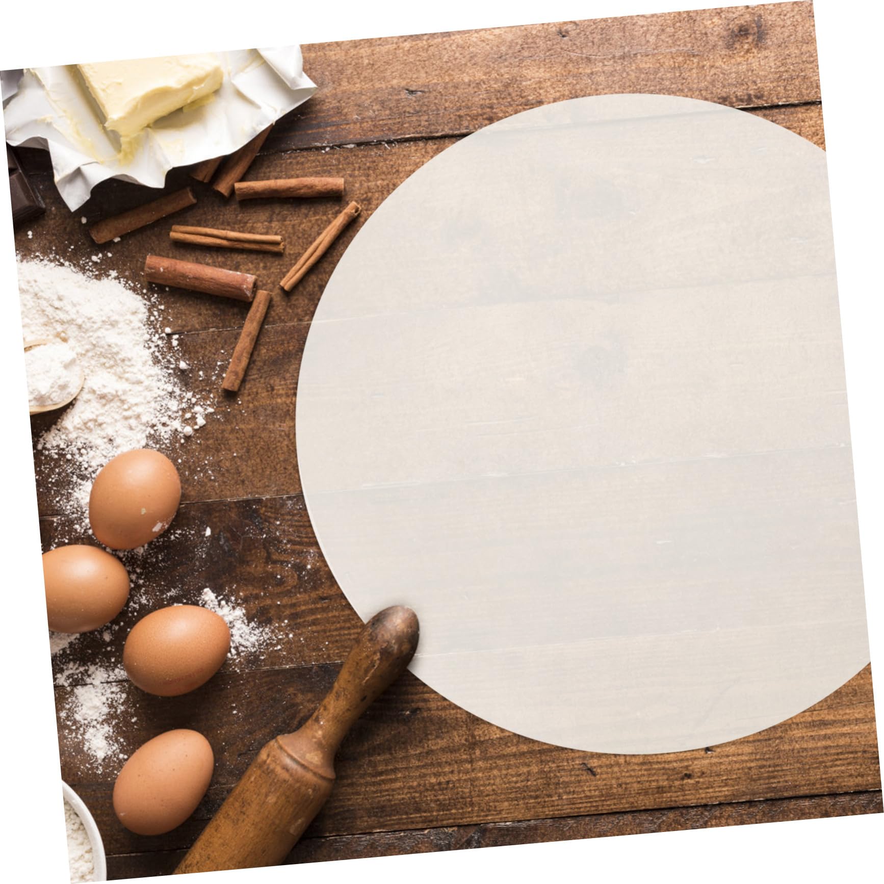 IMIKEYA 500pezzi Carta da Forno Antiaderente Quadrata Carta da Cucina e Antiolio Forniture per Cottura Pratica e Resistente