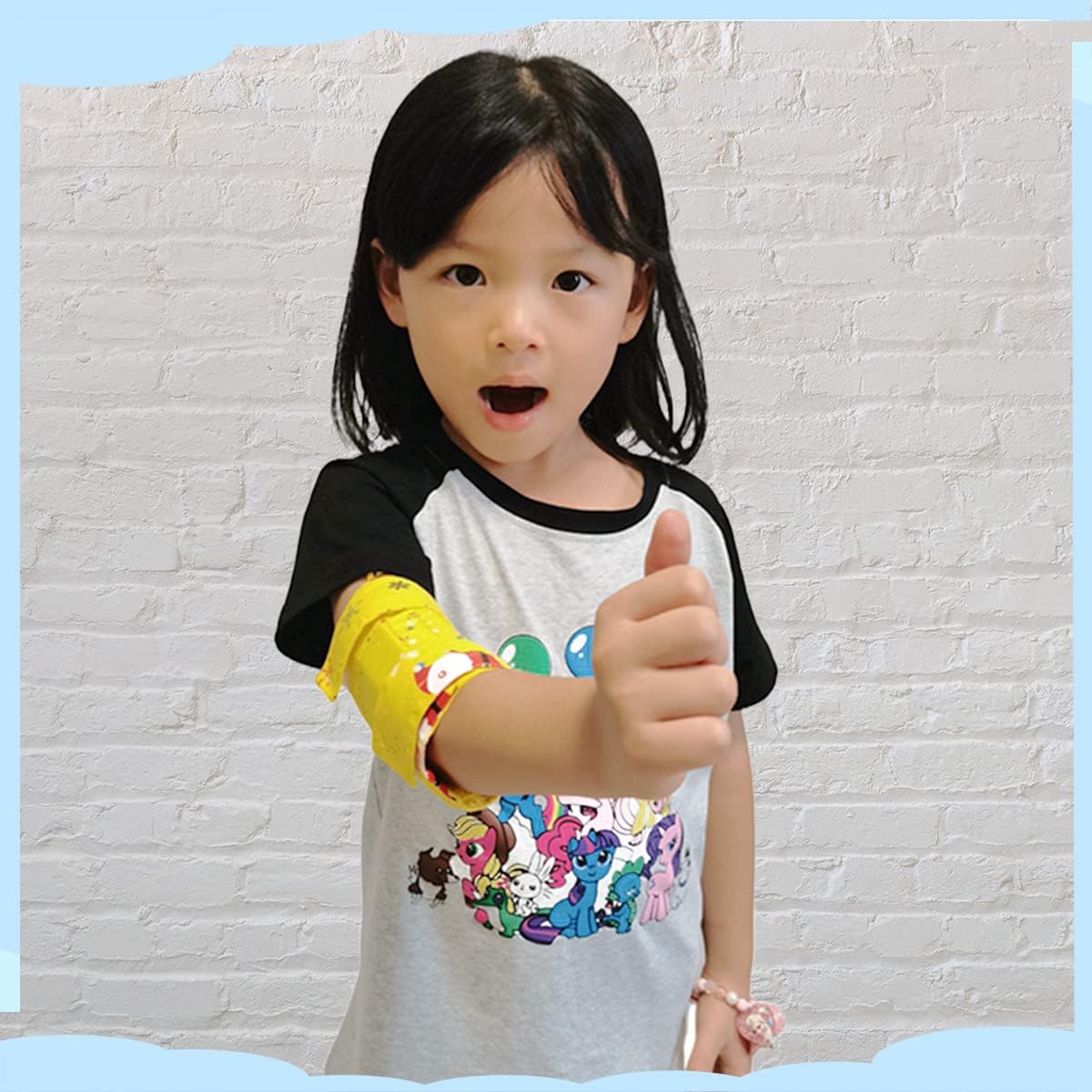 Elbow Immobilizer Splint & Arm Restraint Wrap for Babies Kids-Stop HAND-TO-FACE habits Stop Thumb Sucking Habit, Scratching Face, Pulling Hair (XSmall-1pc)