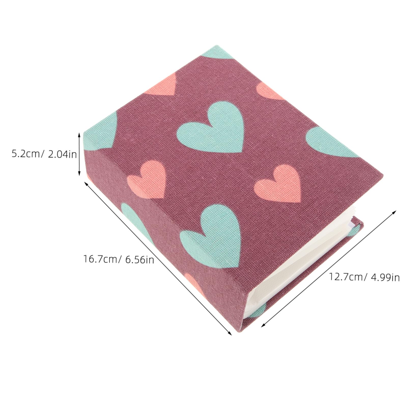 Happyyami Unique 6 Inch Memory Photo Album Cloth Photo Book for Birthdays and Celebrations