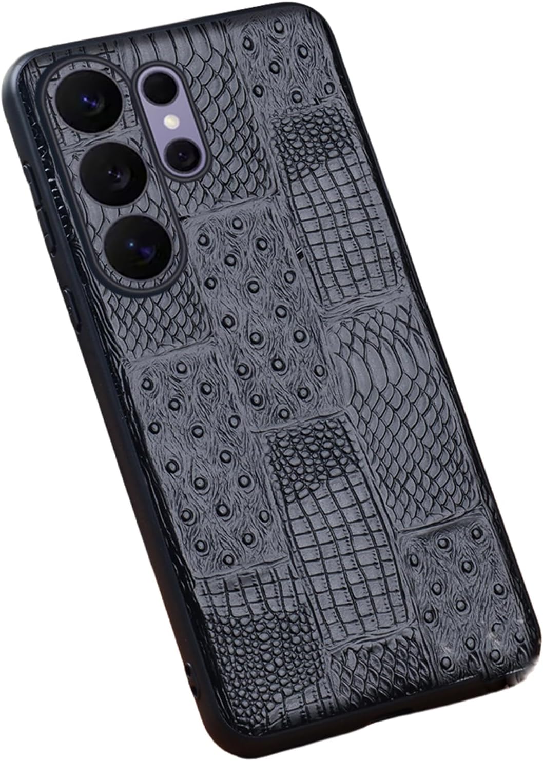 Slim Case for Samsung Galaxy S26/S26 Plus/S26 Ultra, Handmade Genuine Leather Phone Case, All-Inclusive Lens Protection Cover(S26 Ultra)