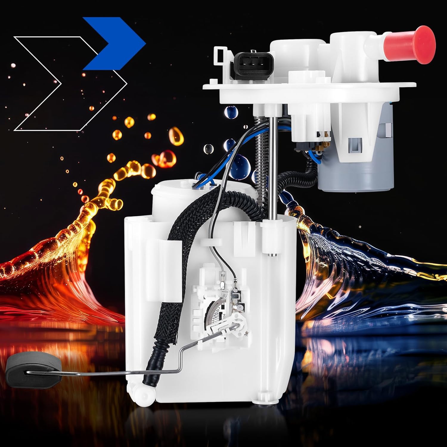 E9110M Eletric Fuel Pump Assembly Compatible with Hyundai Elantra 2014-2016, Veloster 2012-2017, Compatible with Kia Forte, Forte5 2014-2018, 1.6L 2.0L, Replaces FG1672 P77060M SP3049M