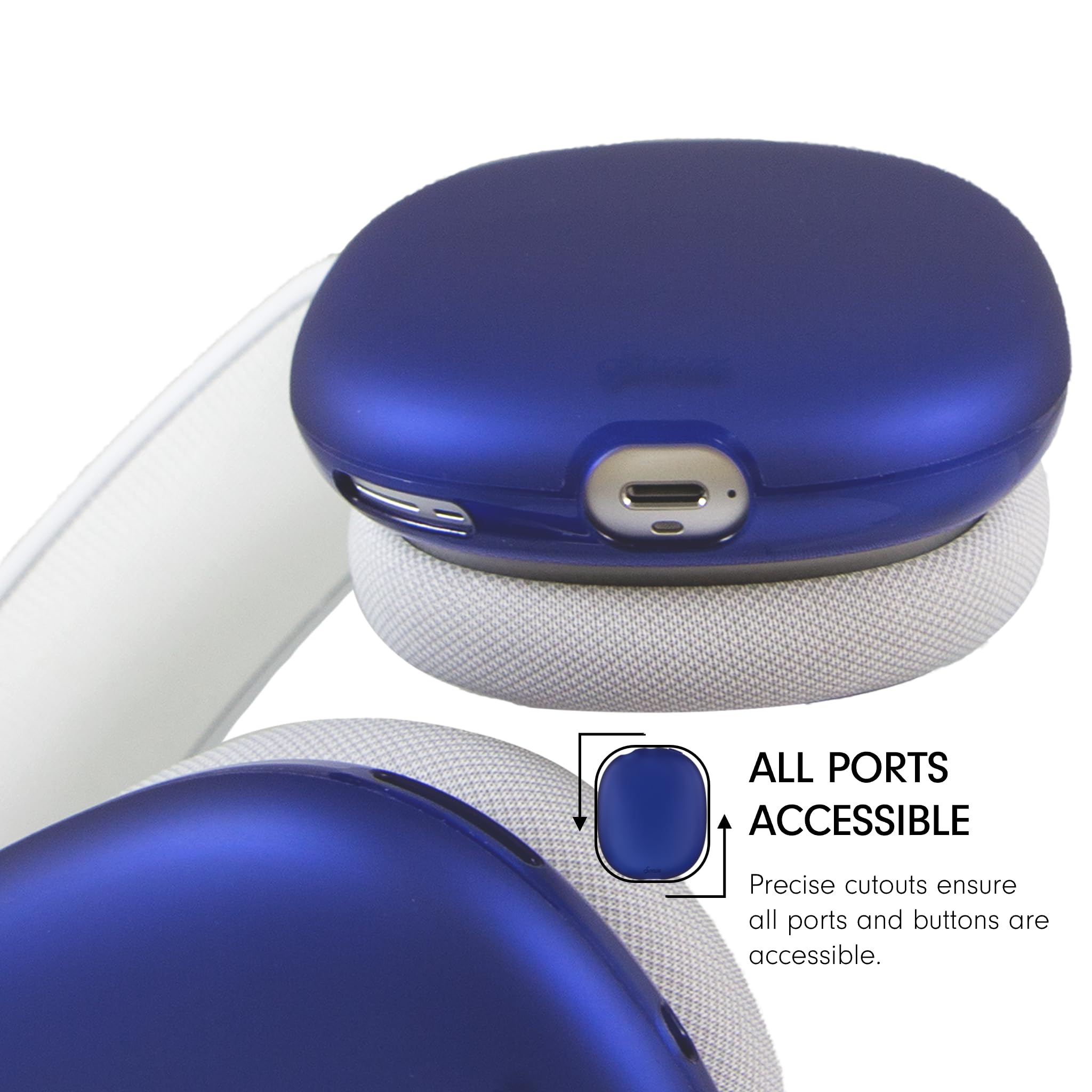 Amazon | Sonix AirPods Maxヘッドフォン用保護ケースカバー (つや消し