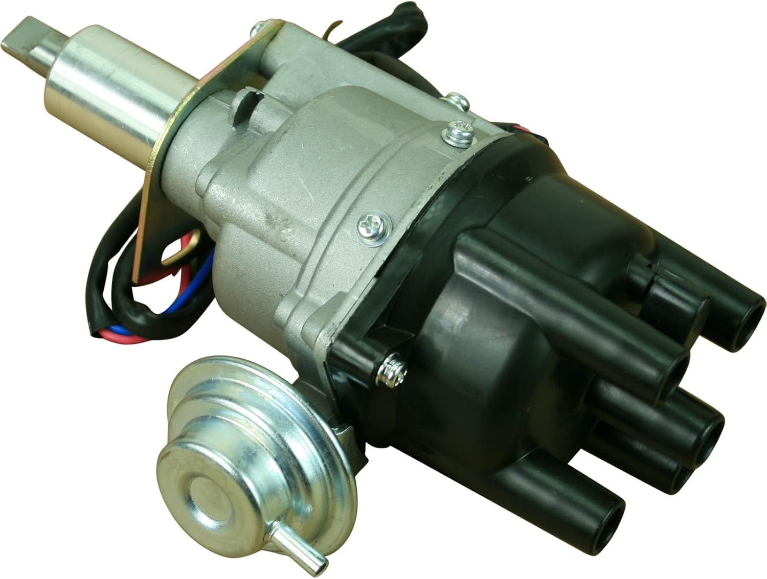AIP Electronics New Complete Electronic External Coil Ignition Distributor Compatible with Nissan Forklift with H20 Engine and Screw on Cap Distributor Replaces 22100-00H11 H1122 OEM Fit D1122